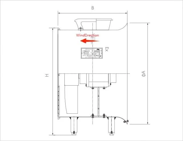 Portable Axial Fan 300mm Industrial Exhaust Fan