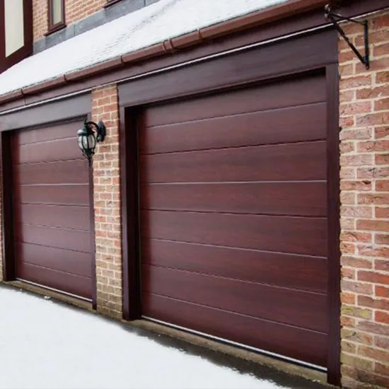 Villa Aluminium Automatisches Sektionaltor für elektrische Garage mit Motor